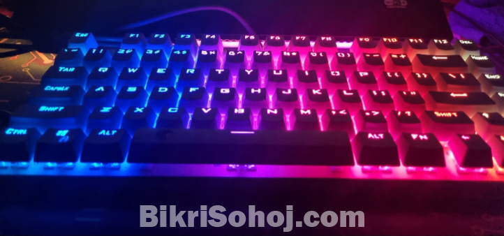 Mechanical Gaming Keyboard 81 Keys 60% Compact
